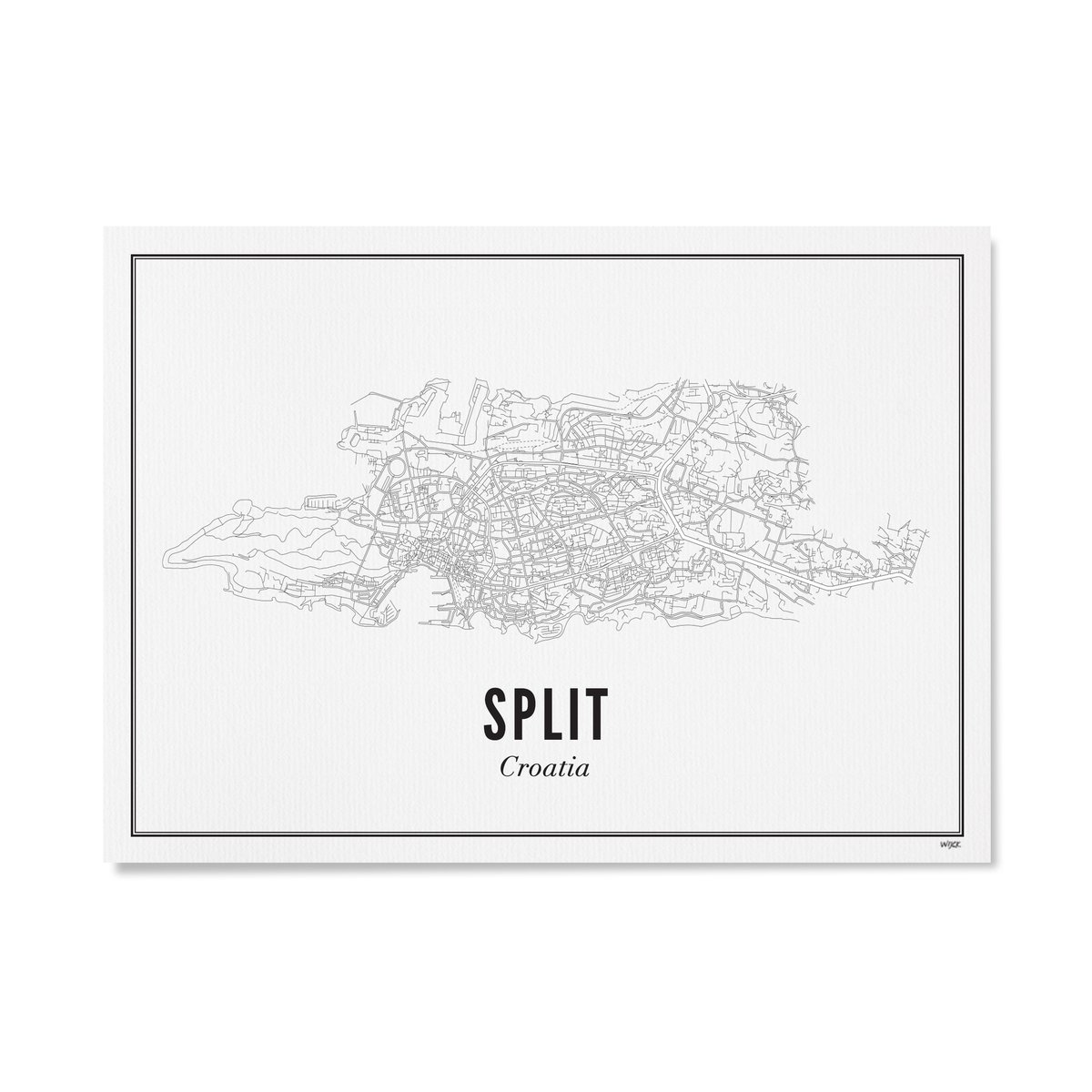 Poster von Split - Stadt | WIJCK.